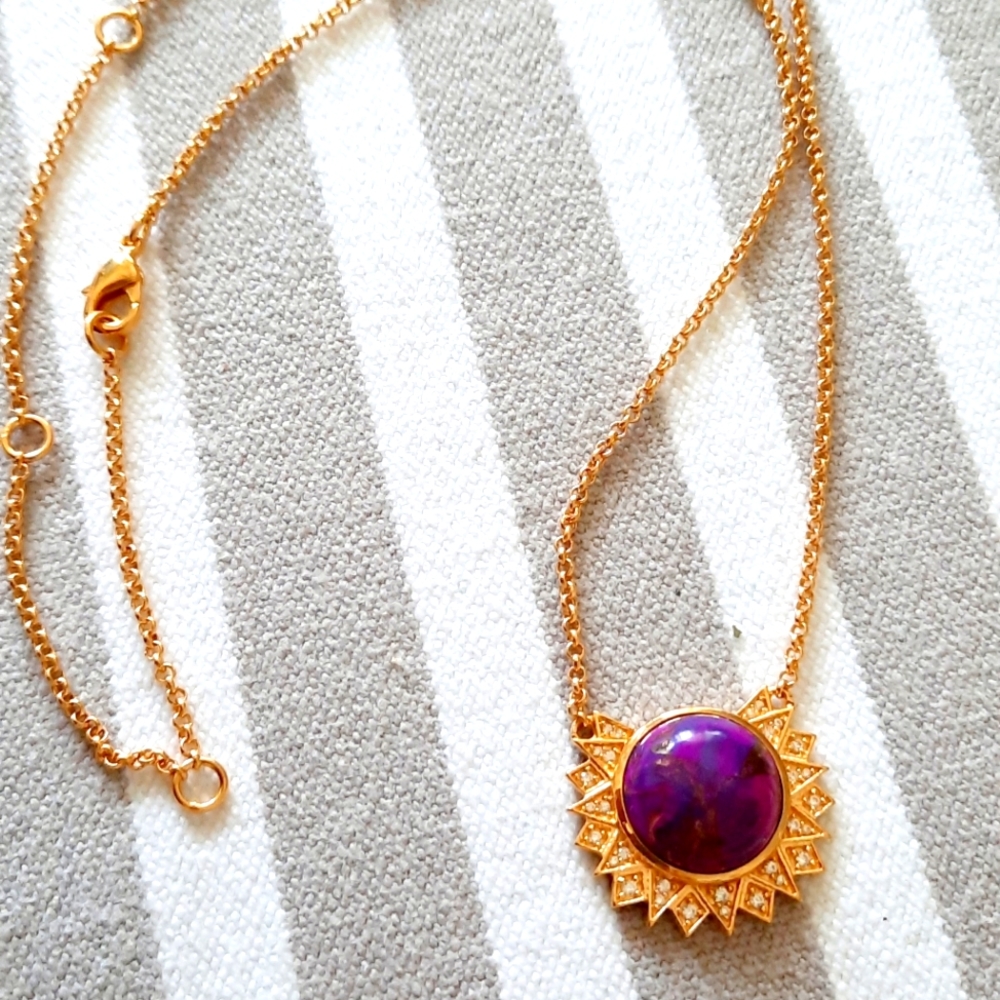 Hespera Mojave Turquoise Pendant Necklace